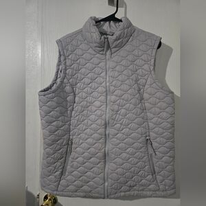 XXL Free Country Women's Light Purple Quilted Vest, Zippered Pockets.See Pics